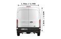 Large Van for a move in London - Back View Dimension Thumbnail