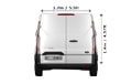 Medium Van for a move in London - Back View Dimension Thumbnail