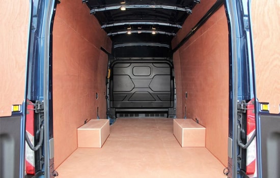 Extra Large Van for a move in London - Inside View