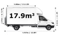 Luton Van for a move in London - Side View Dimension Thumbnail